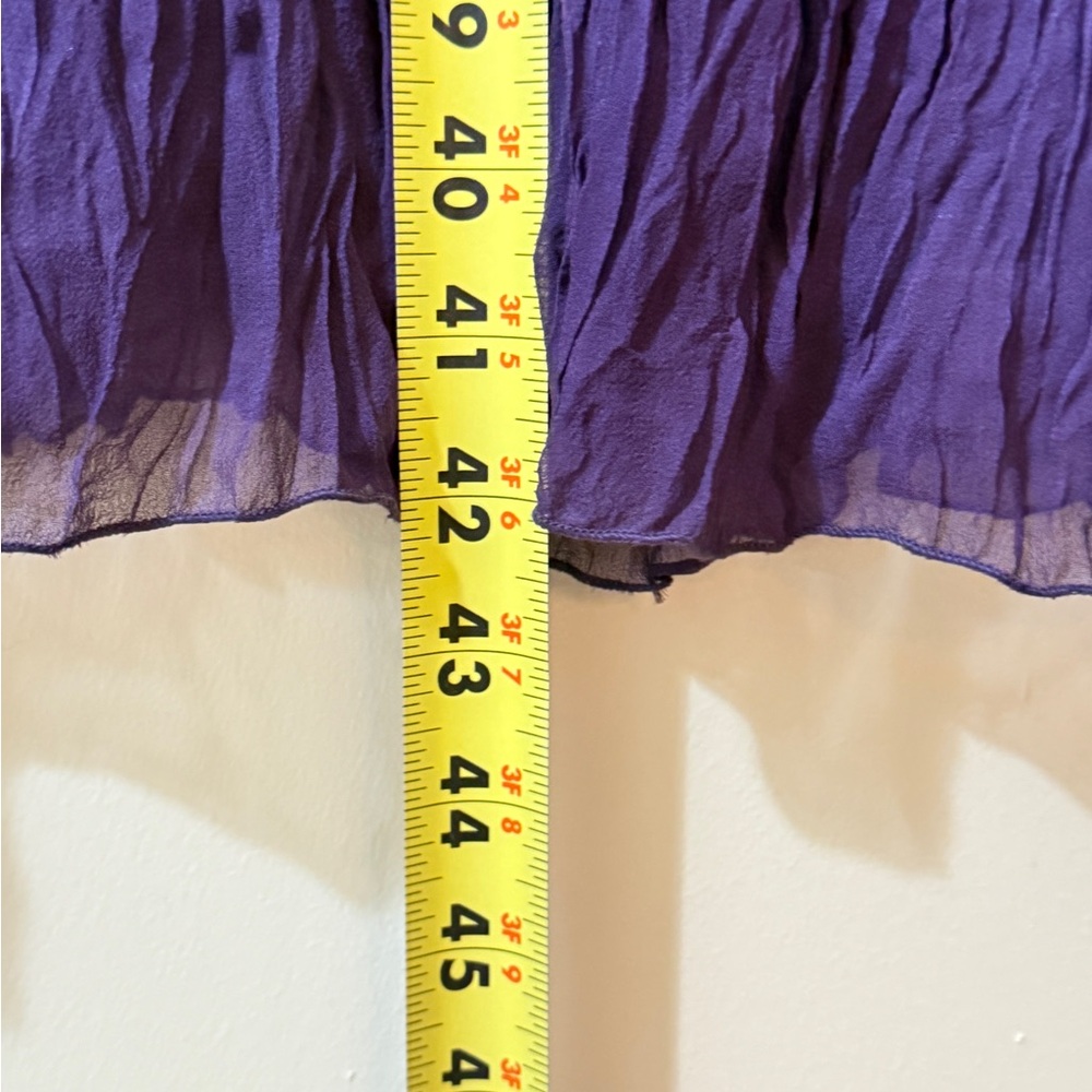 ABS Allen Schwartz purple cocktail dress. - Picture 13 of 14